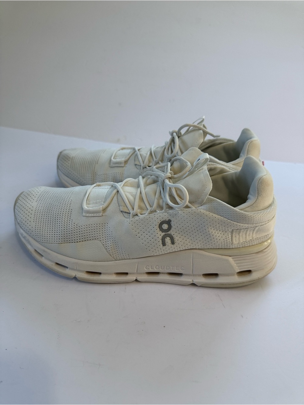 On Running Men's Cloudtec Sneakers in Off-White
